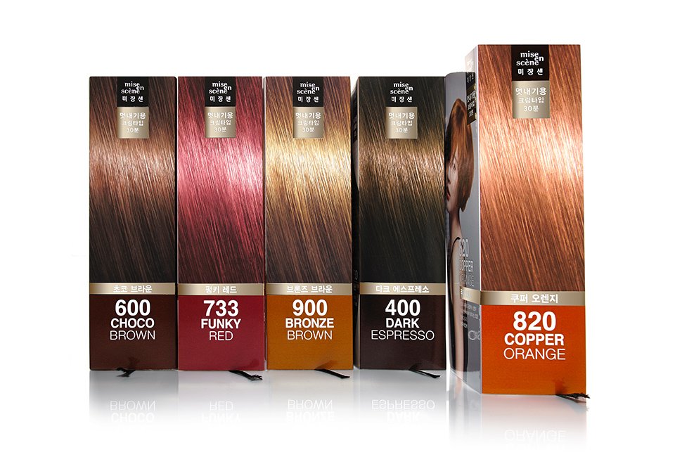 mise en scène Hair Color Bar 미쟝센 헤어 컬러바 miseenscene_colorbar_01