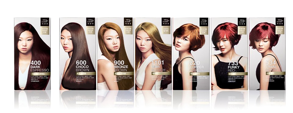 mise en scène Hair Color Bar 미쟝센 헤어 컬러바 miseenscene_colorbar_03