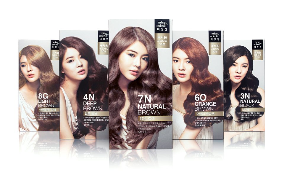 mise en scène Hair Color Bar 미쟝센 헤어 컬러바 miseenscene_colorbar_04