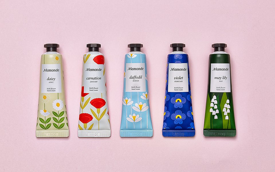 Mamonde Hand Cream & Lotus Micro Line 마몽드 핸드 크림 & 연꽃 클렌징 라인 mamondelotusb