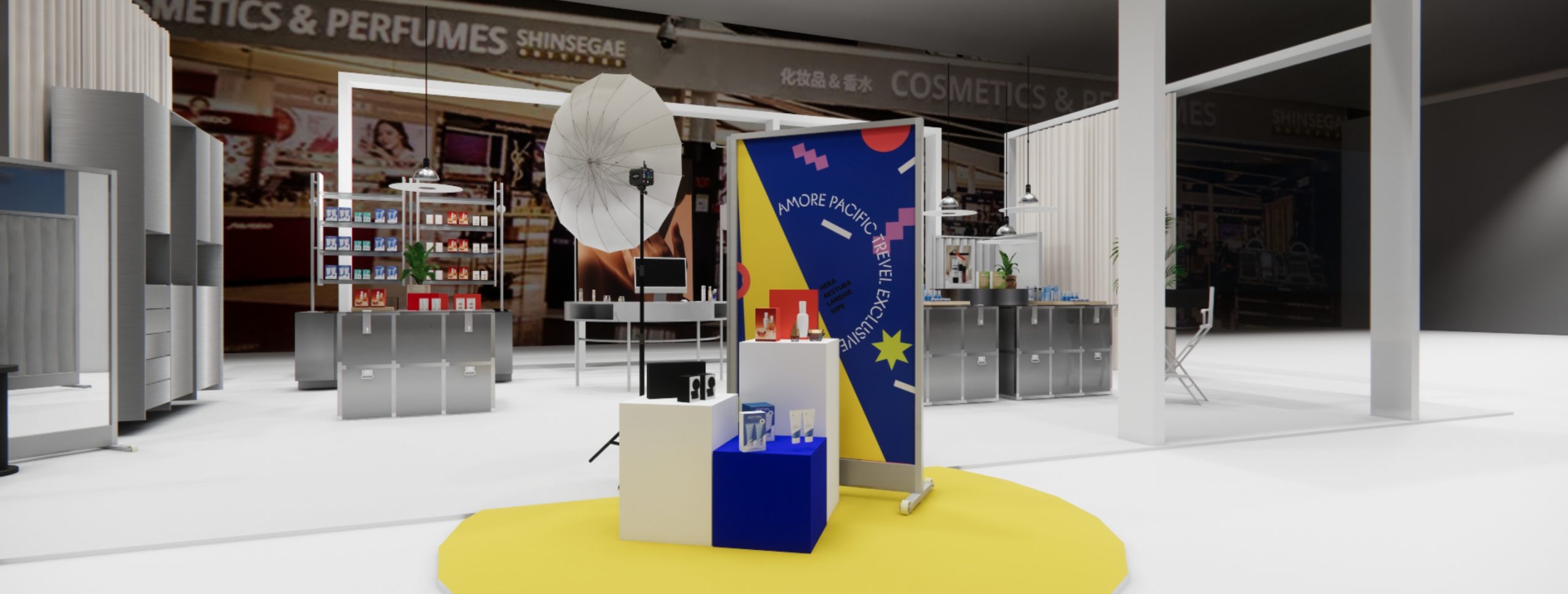 AMOREPACIFIC TRAVEL EXCLUSIVE POP-UP STORE DESIGN 아모레퍼시픽 트레블 익스클루시브 팝업스토어 디자인 25_03_03_sld_00