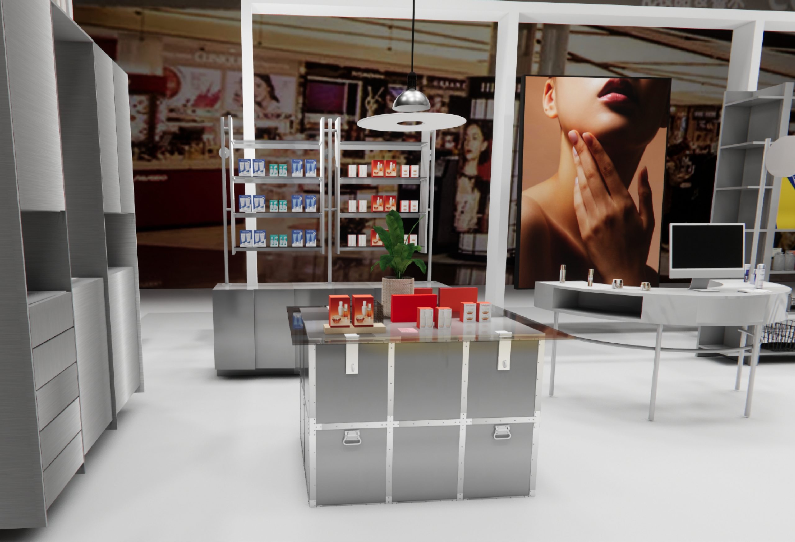 AMOREPACIFIC TRAVEL EXCLUSIVE POP-UP STORE DESIGN 아모레퍼시픽 트레블 익스클루시브 팝업스토어 디자인 25_03_04