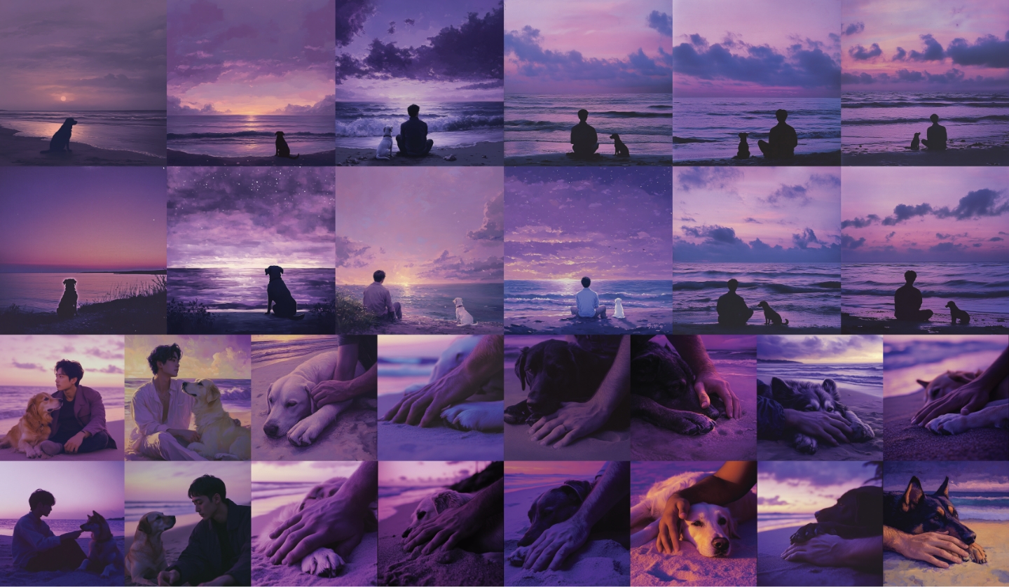 Youth Mental Health Music Project with Amorepacific Empathy Foundation: Key Visual Image Development by Generative AI 아모레퍼시픽공감재단 청년 마음 뮤직 AI 키비주얼 이미지 개발 25_04_03