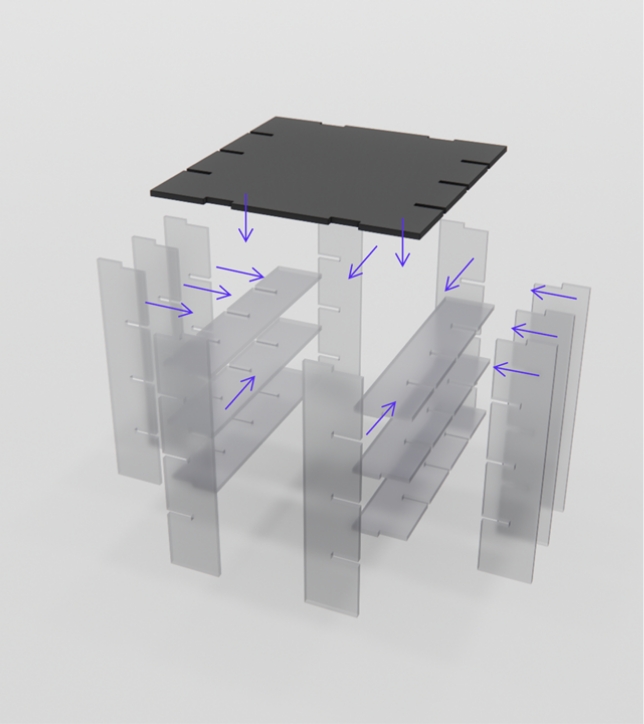 Modular Furniture Design: Tool-Free & Swappable Assembly 조립&치환형 조립 가구 모듈 개발 25_09_04_da2_00