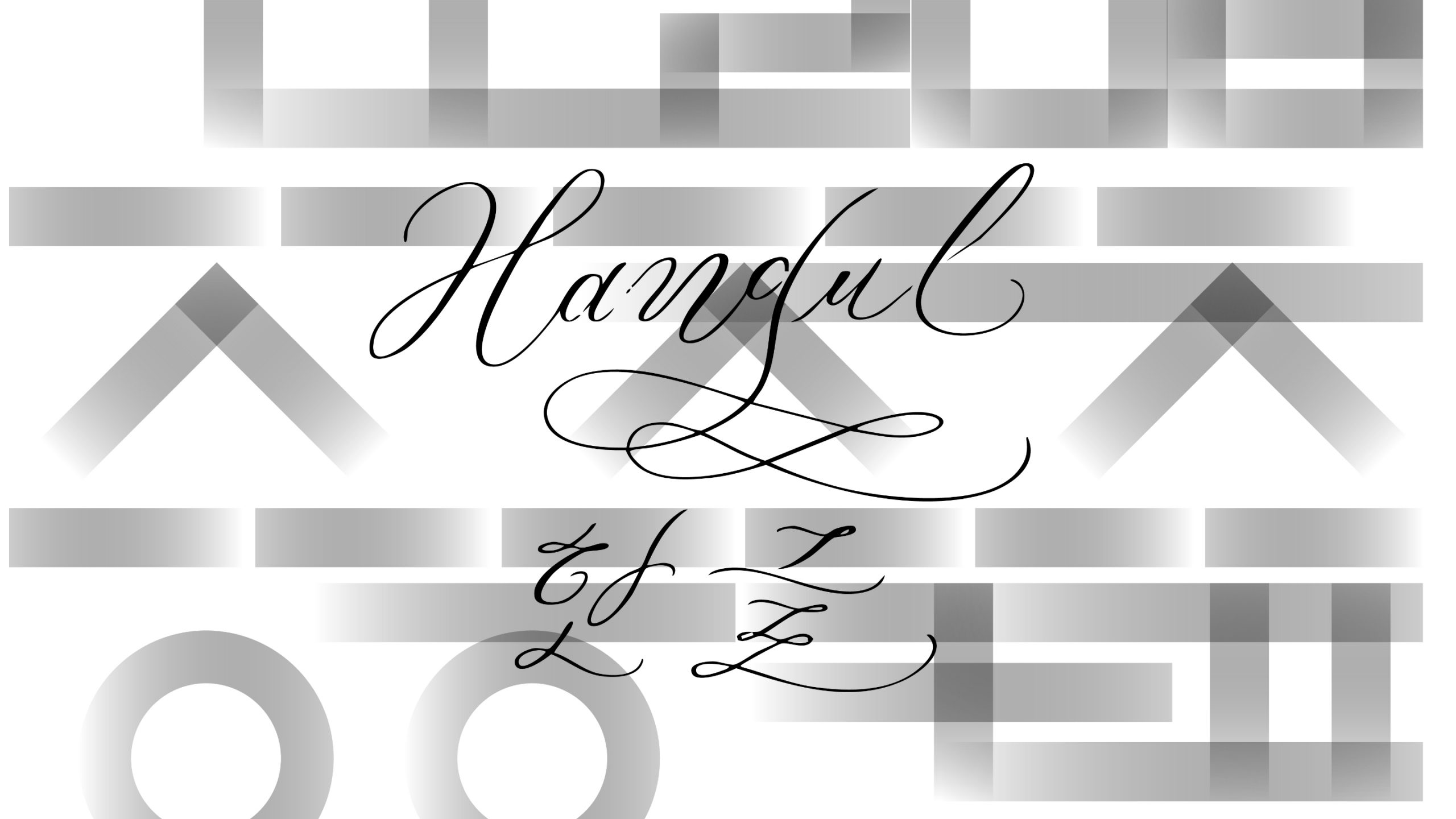Top index image for Creating a Hangul Pattern