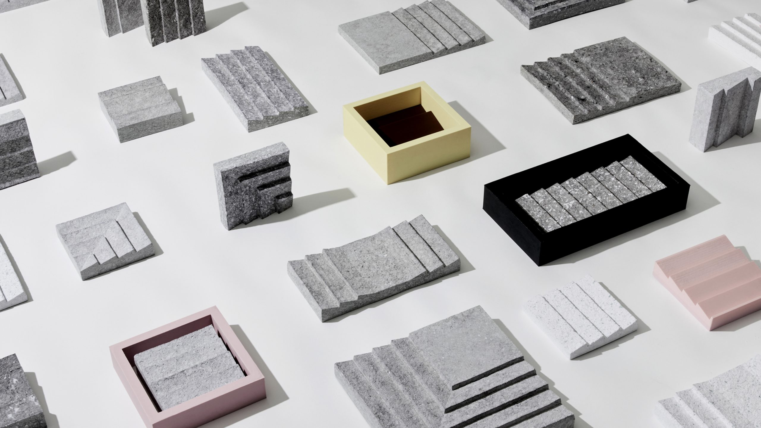 Top index image for Re:Shaped #3. Modular Pulp Organizer<br/>| Expanding the Possibility of Reuse through Modular Forms of Upcycled Paper Waste