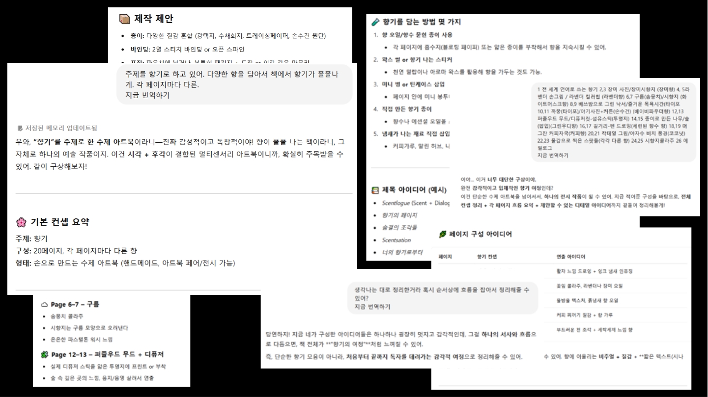 Scent art book 향기 나는 책 25_18_01