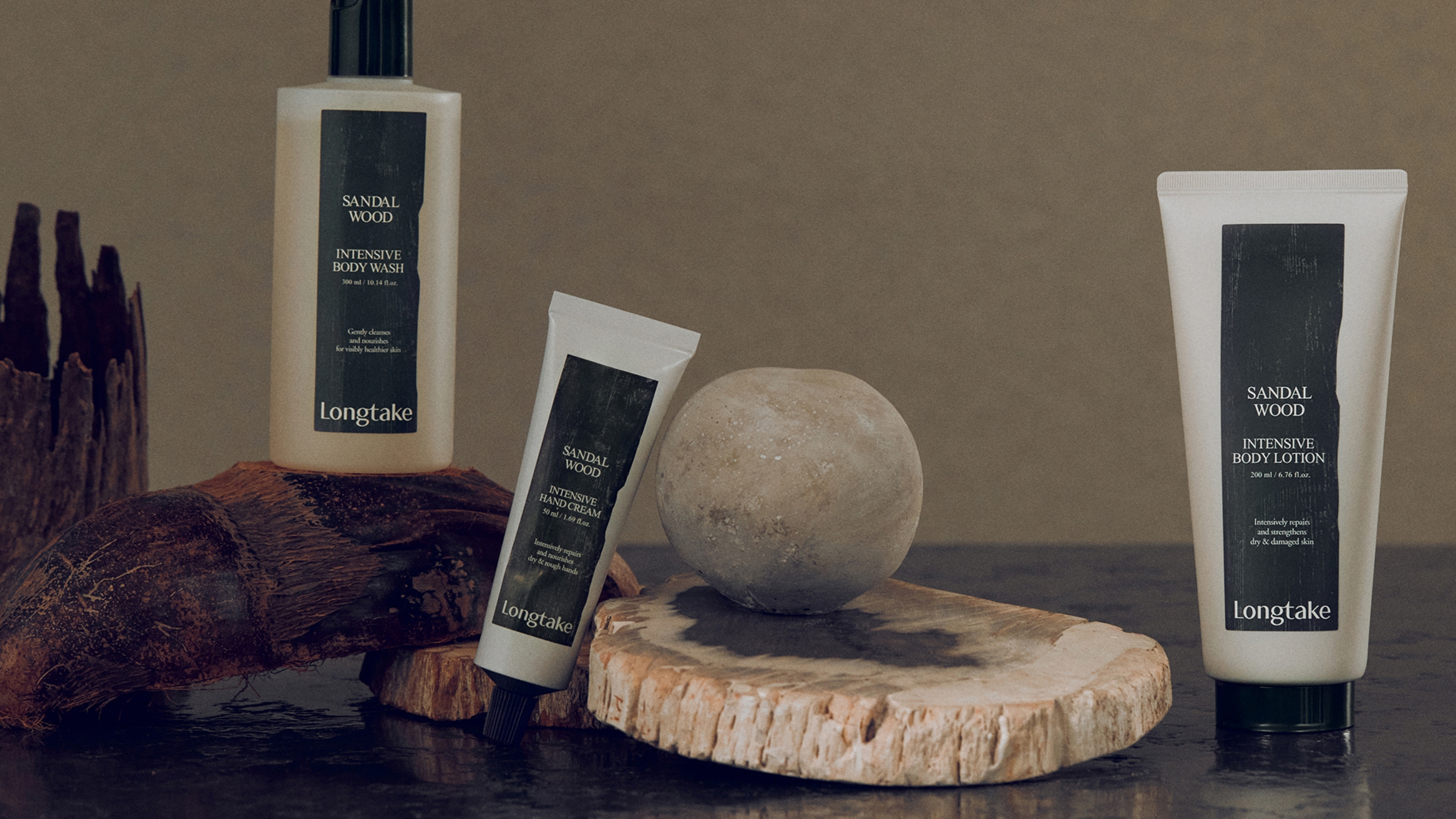 Top index image for Longtake body care product design