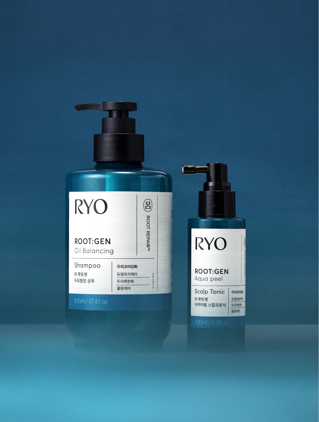 RYO ROOT:GEN scalp core reinforcement line 려 루트젠 두피코어강화 라인 제품 & 패키지 디자인 25_37_00_da2_00