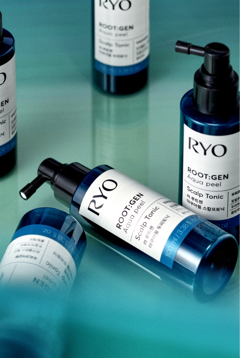 RYO ROOT:GEN scalp core reinforcement line 려 루트젠 두피코어강화 라인 제품 & 패키지 디자인 25_37_06_da2_00