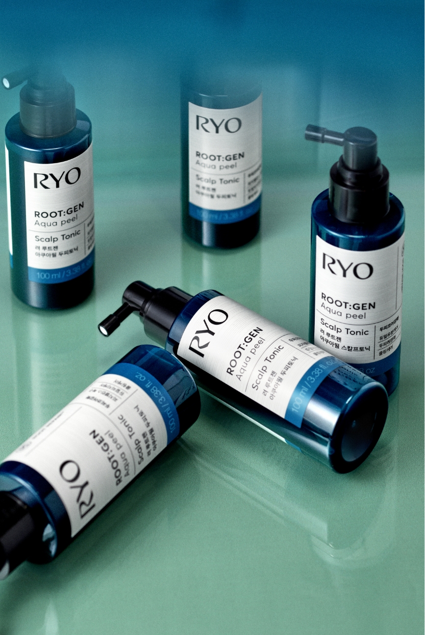 RYO ROOT:GEN scalp core reinforcement line 려 루트젠 두피코어강화 라인 제품 & 패키지 디자인 25_37_06_da2_01