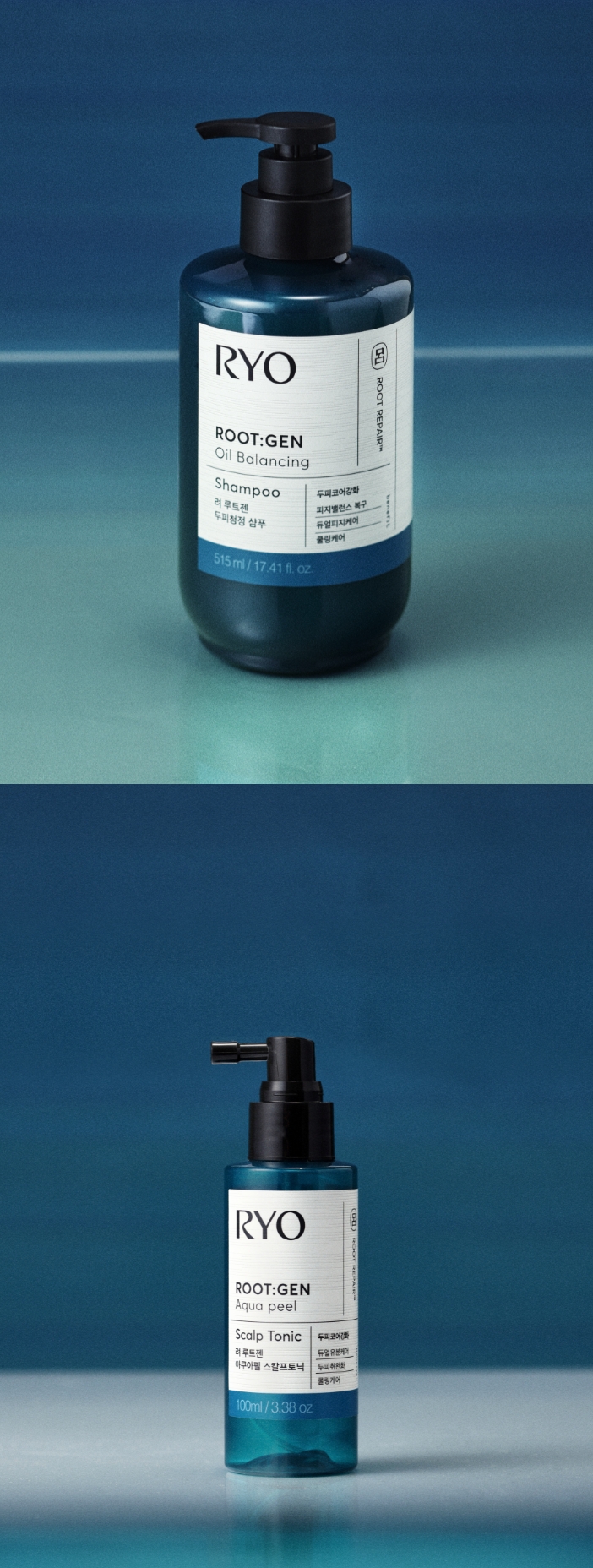 RYO ROOT:GEN scalp core reinforcement line 려 루트젠 두피코어강화 라인 제품 & 패키지 디자인 mob_25_37_02