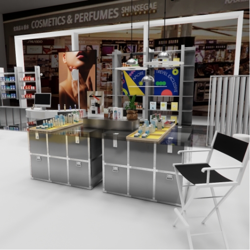AMOREPACIFIC TRAVEL EXCLUSIVE POP-UP STORE DESIGN 아모레퍼시픽 트레블 익스클루시브 팝업스토어 디자인 mob_25_03_07