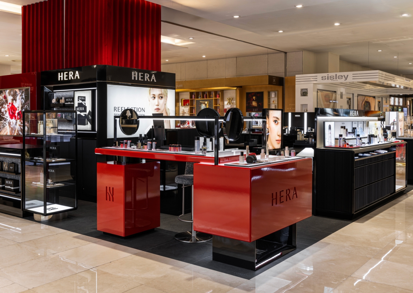 HERA Store Design Renewal : Lotte Dept. Store Jamsil 헤라 공간 디자인 리뉴얼 : 롯데백화점 잠실점