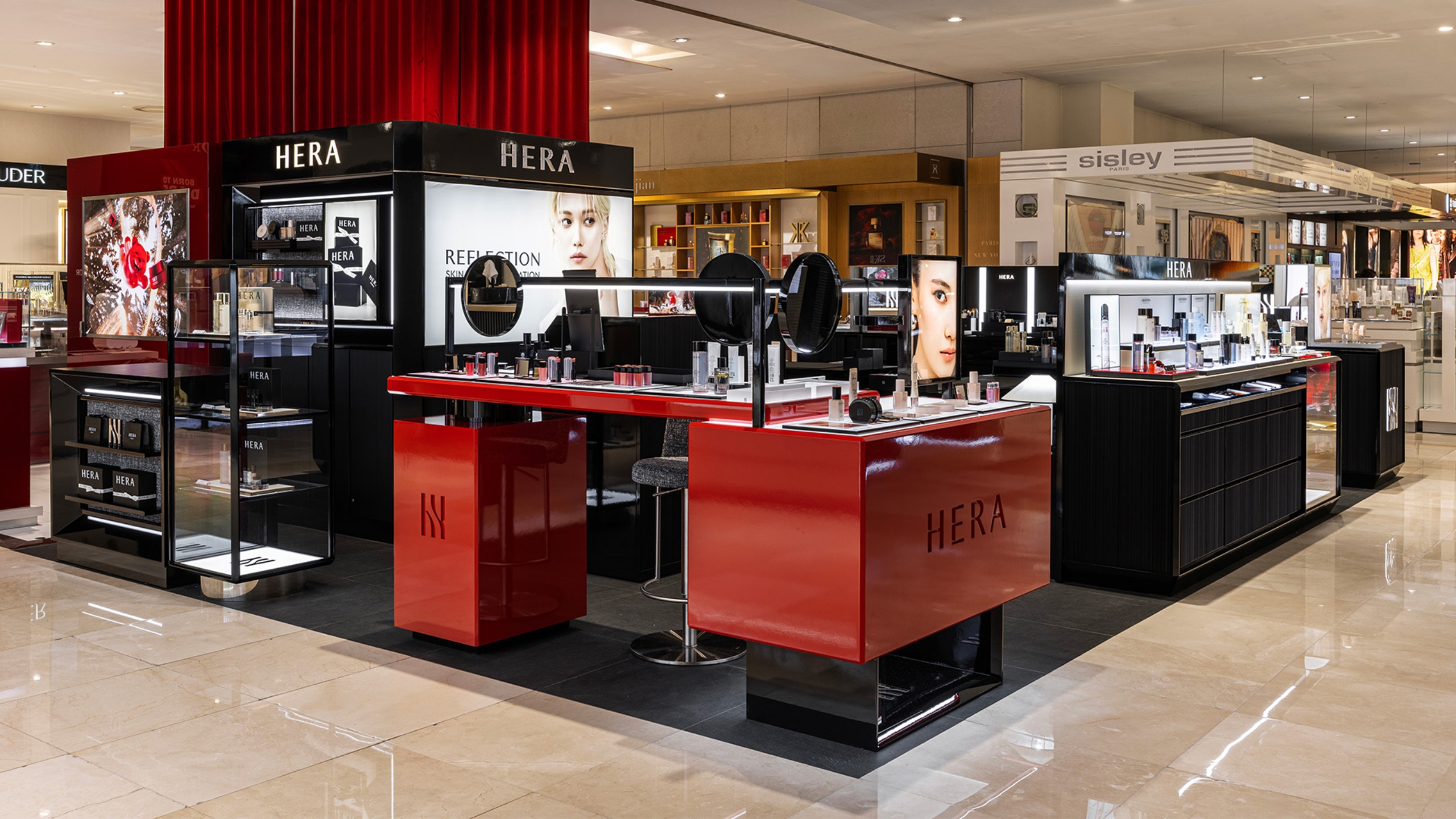 Top index image for HERA Store Design Renewal : Lotte Dept. Store Jamsil