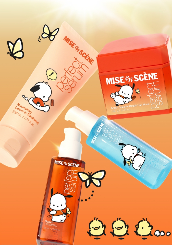 Mise-en-Scène Perfect Serum X Pochacco Collaboration 미쟝센 퍼펙트세럼 X 포차코 콜라보레이션 mob_26_22_01