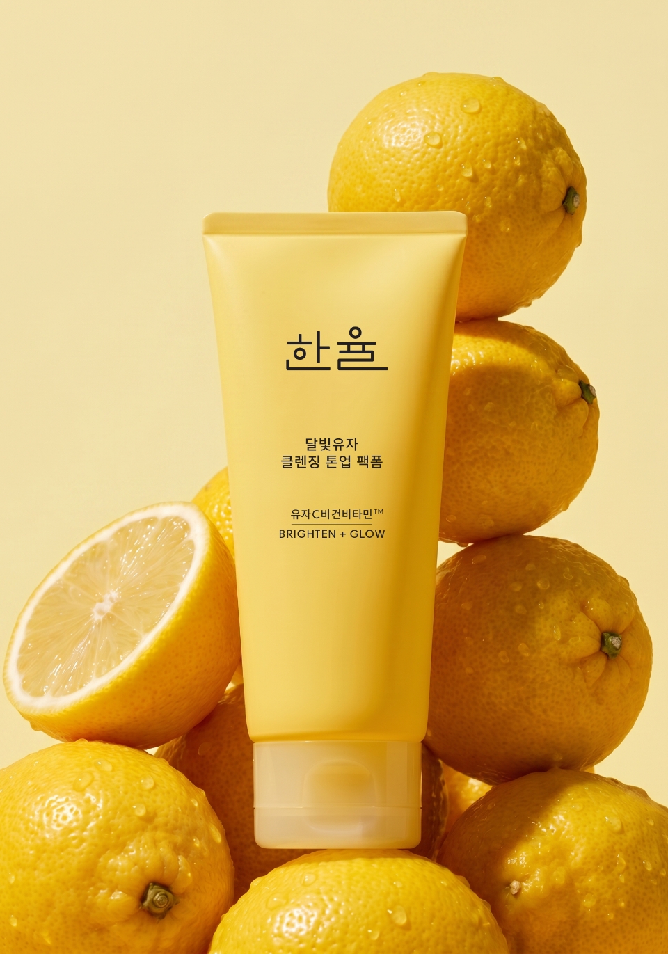 HANYUL YUJA BRIGHTENING CLEANSERS 한율 달빛유자 클렌징 톤업 팩폼 & 클렌징 필링 젤밤 26_28_02