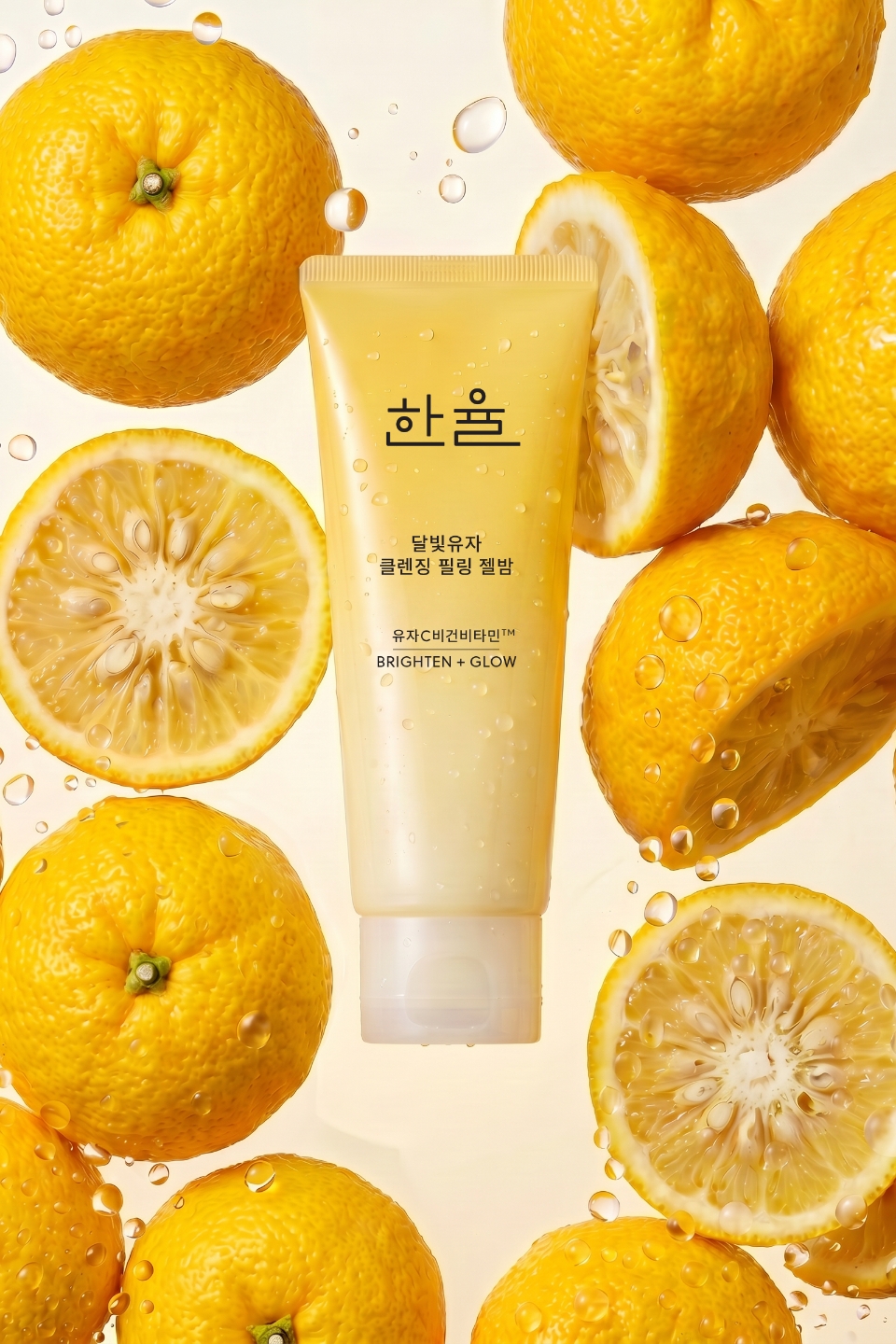 HANYUL YUJA BRIGHTENING CLEANSERS 한율 달빛유자 클렌징 톤업 팩폼 & 클렌징 필링 젤밤 26_28_03_da2_00
